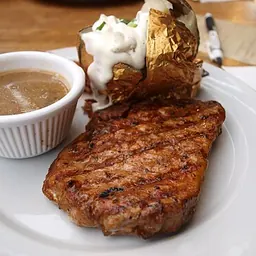 瘦牛肉（烤）的照片
