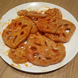 莲藕（煮）的照片