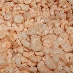 虾（煮熟）的照片